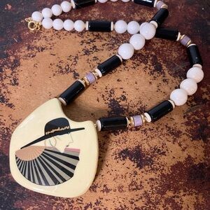 Vintage Modern Woman Necklace